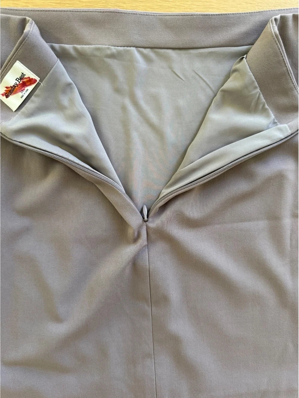 Sunday Best Aritzia Tatiana Mini Skirt Size 16 NWT Rocky Grey